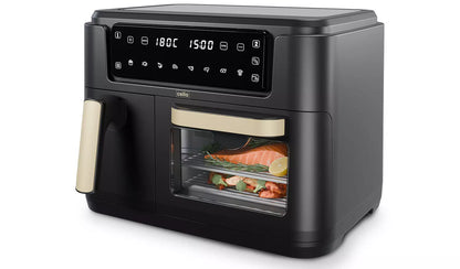 Cello 2-in-1 Double Airfryer and Home Oven - Ash Black